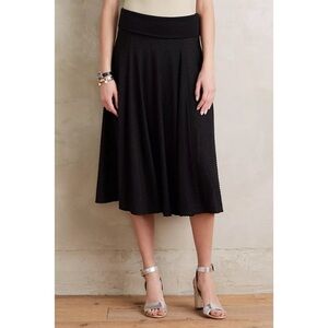 Anthropologie Maeve Berkeley midi skirt Swiss Dot NWT